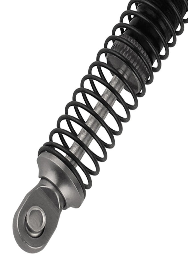 Pothyes 53mm 59mm 66mm 78mm Aluminum Long Threaded Shocks Absorbers Oil Damper for 1/18 RC Crawler TRX4M TRX-4M KUpgrade Parts (66mm-gray) - Image 4